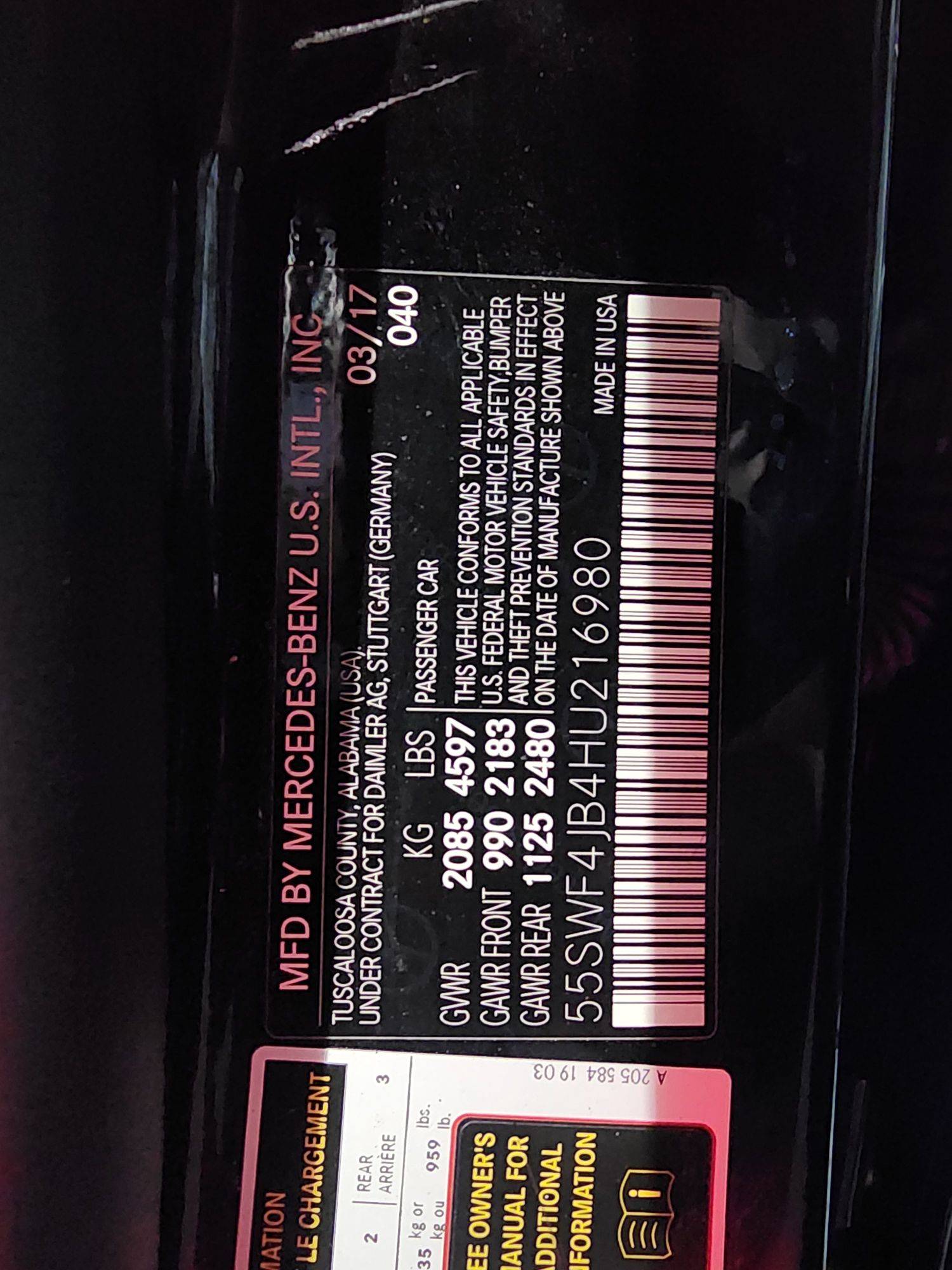 MERCEDES BENZ C300 2017 - Marhaba Auction Used Cars - Image 12