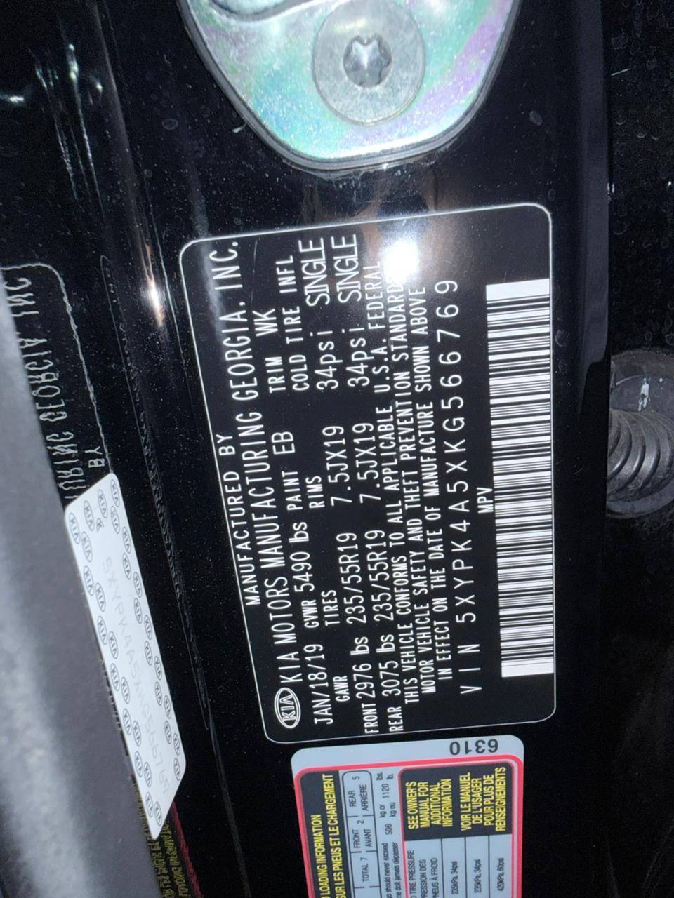 2019 KIA SORENTO — 108941 Miles — Lot 566769 — Ind. 12 - Marhaba Auctions Used Cars - Image 11