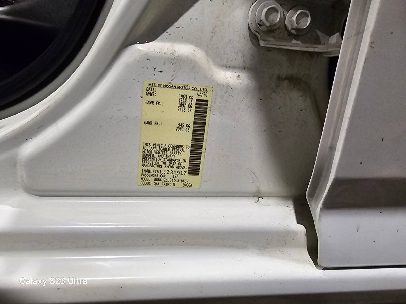 NISSAN ALTIMA 2020 - Marhaba Auction Used Cars - Image 9