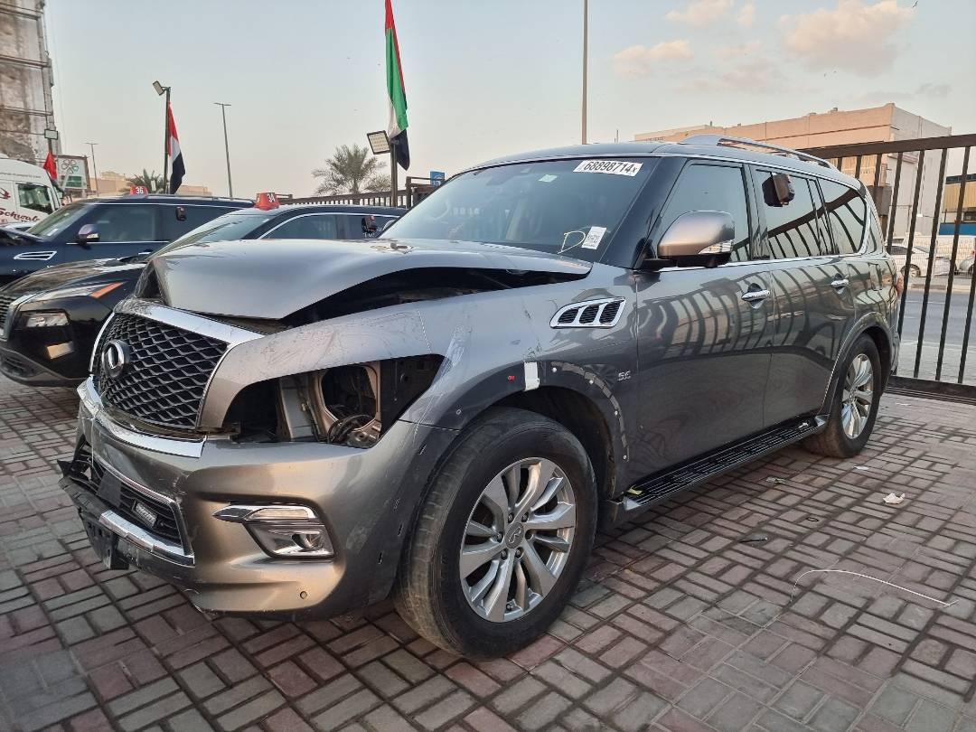 2017 INFINITI QX80 — 113669 Miles — Lot 1235487 — Souq - Marhaba Auctions Used Cars - Image 4