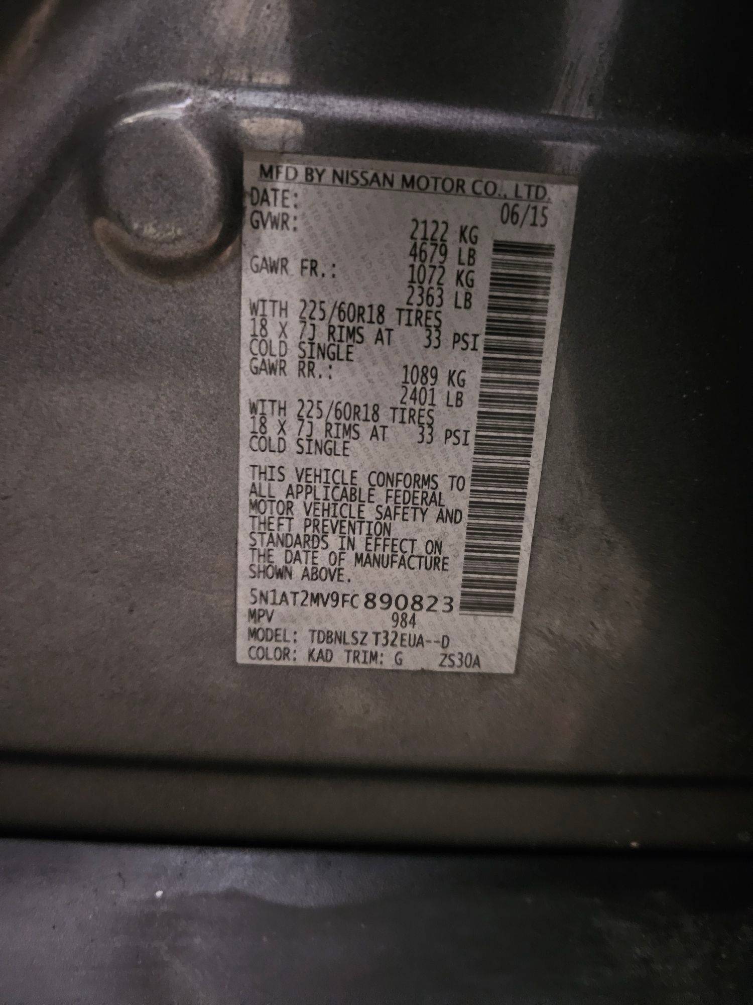 2015 NISSAN ROGUE — 197371 Miles — Lot V9FC890823 — Main - Marhaba Auctions Used Cars - Image 10