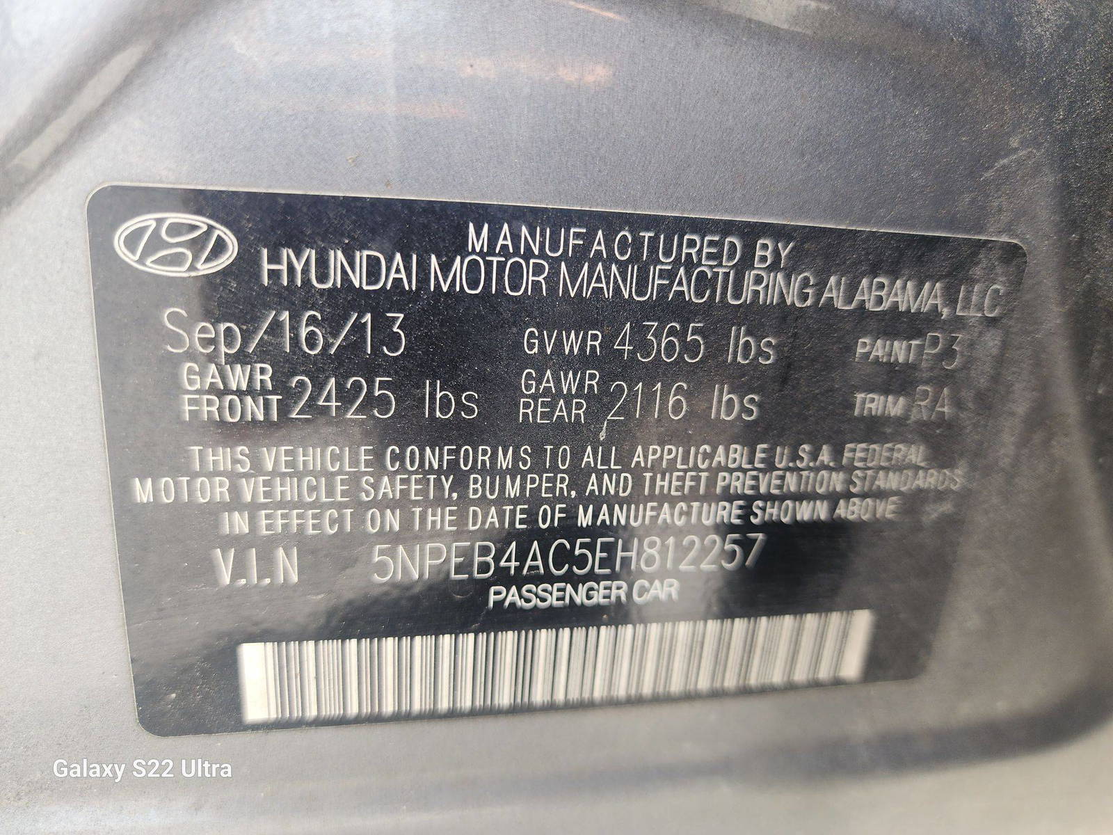 2014 HYUNDAI SONATA — 145897 Miles — Lot 6756265 - Marhaba Auctions Used Cars - Image 6