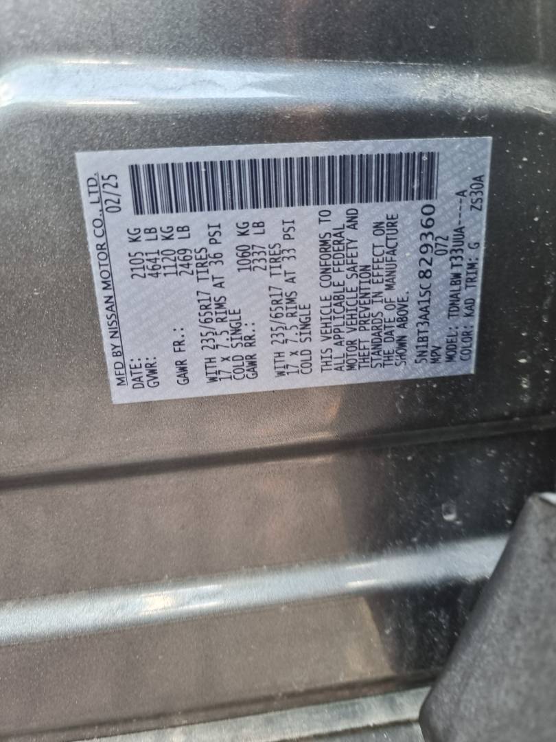 NISSAN ROGUE 2025 - Marhaba Auction Used Cars - Image 15