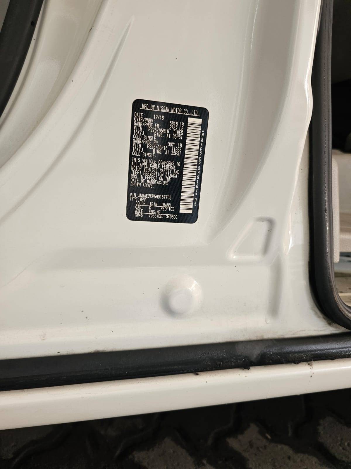 2017 NISSAN QUEST — 178181 Miles — Lot H9167705 — Main - Marhaba Auctions Used Cars - Image 9