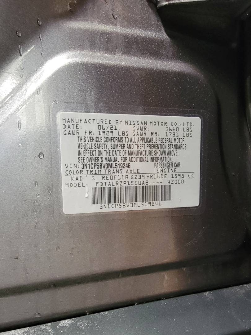 2021 NISSAN KICKS — 43755 Miles — Lot 38337789 — Main - Marhaba Auctions Used Cars - Image 10