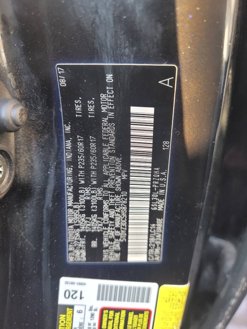 2017 TOYOTA SIENNA — Lot HS878210 — Main - Marhaba Auctions Used Cars - Image 9