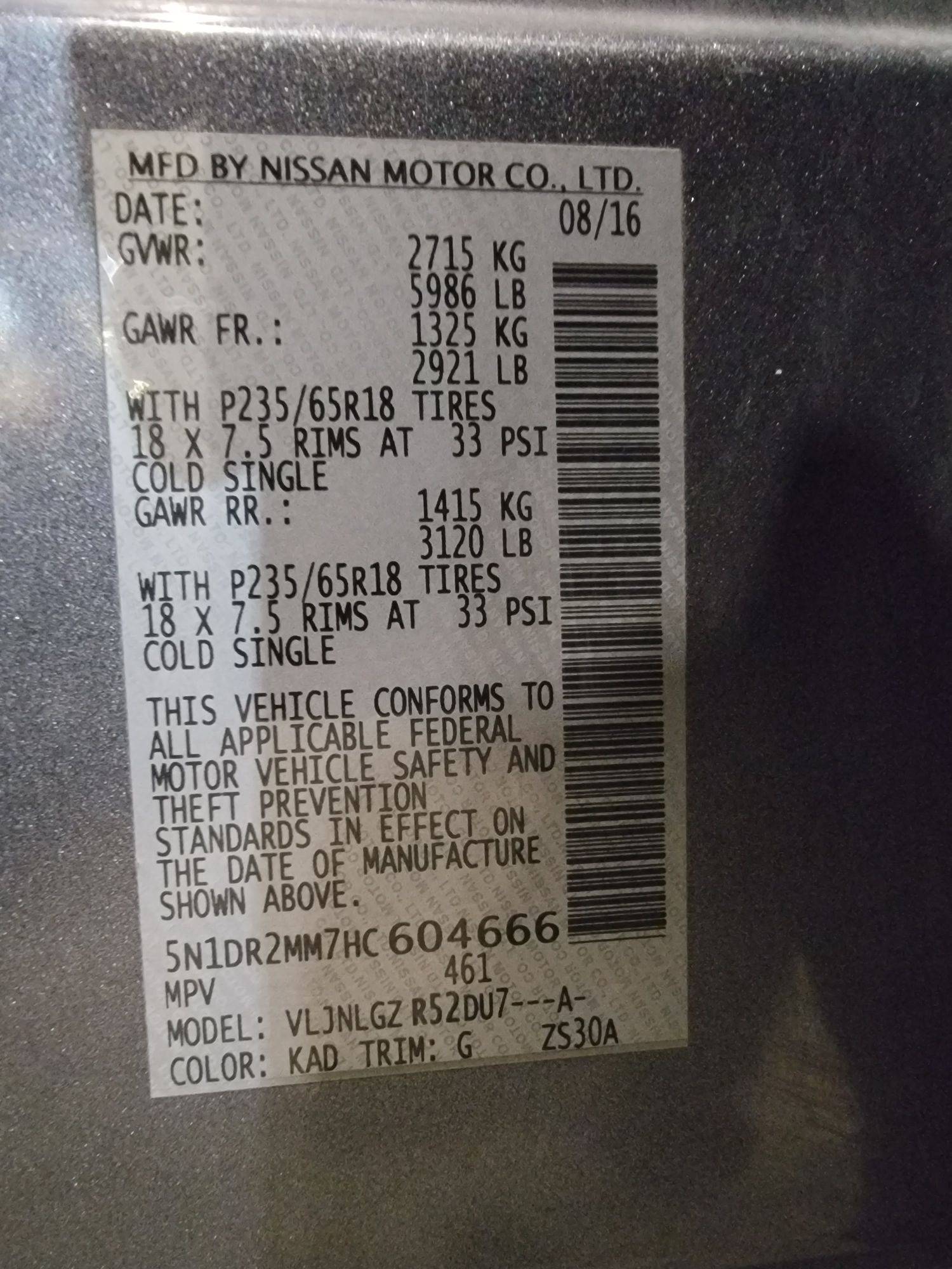 NISSAN PATHFINDER 2017 - Marhaba Auction Used Cars - Image 9