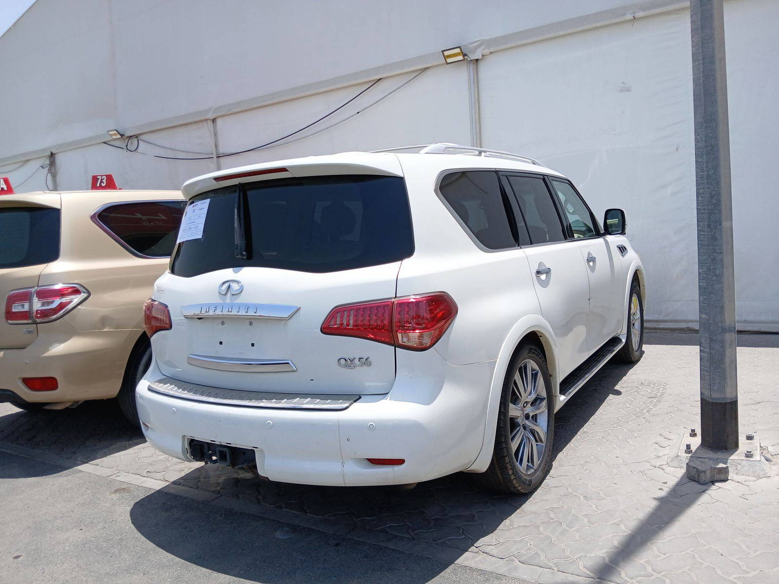2013 INFINITI QX56 — 195130 Miles — Lot NE4D9060802 — Souq - Marhaba Auctions Used Cars - Image 3