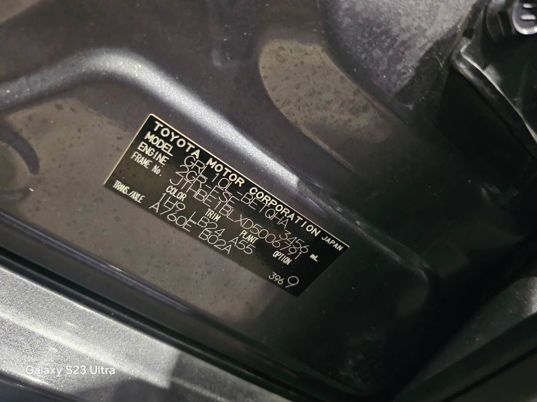 2013 LEXUS GS 350 — 154785 KM — Lot LXD5006791 — Main - Marhaba Auctions Used Cars - Image 9