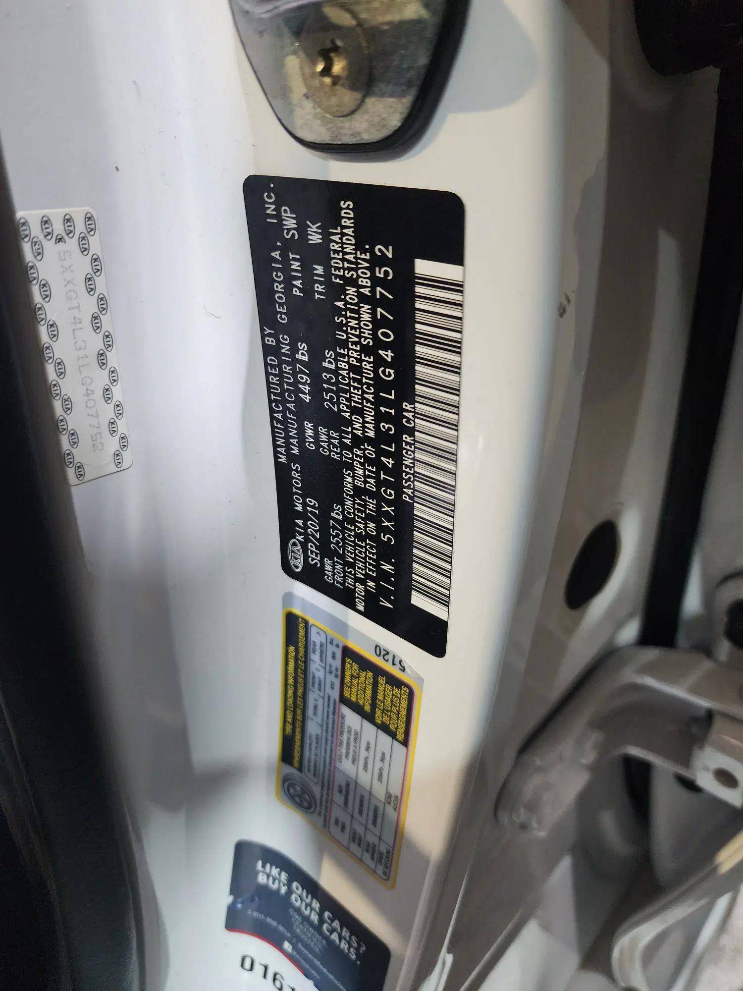 KIA OPTIMA 2020 - Marhaba Auction Used Cars - Image 11