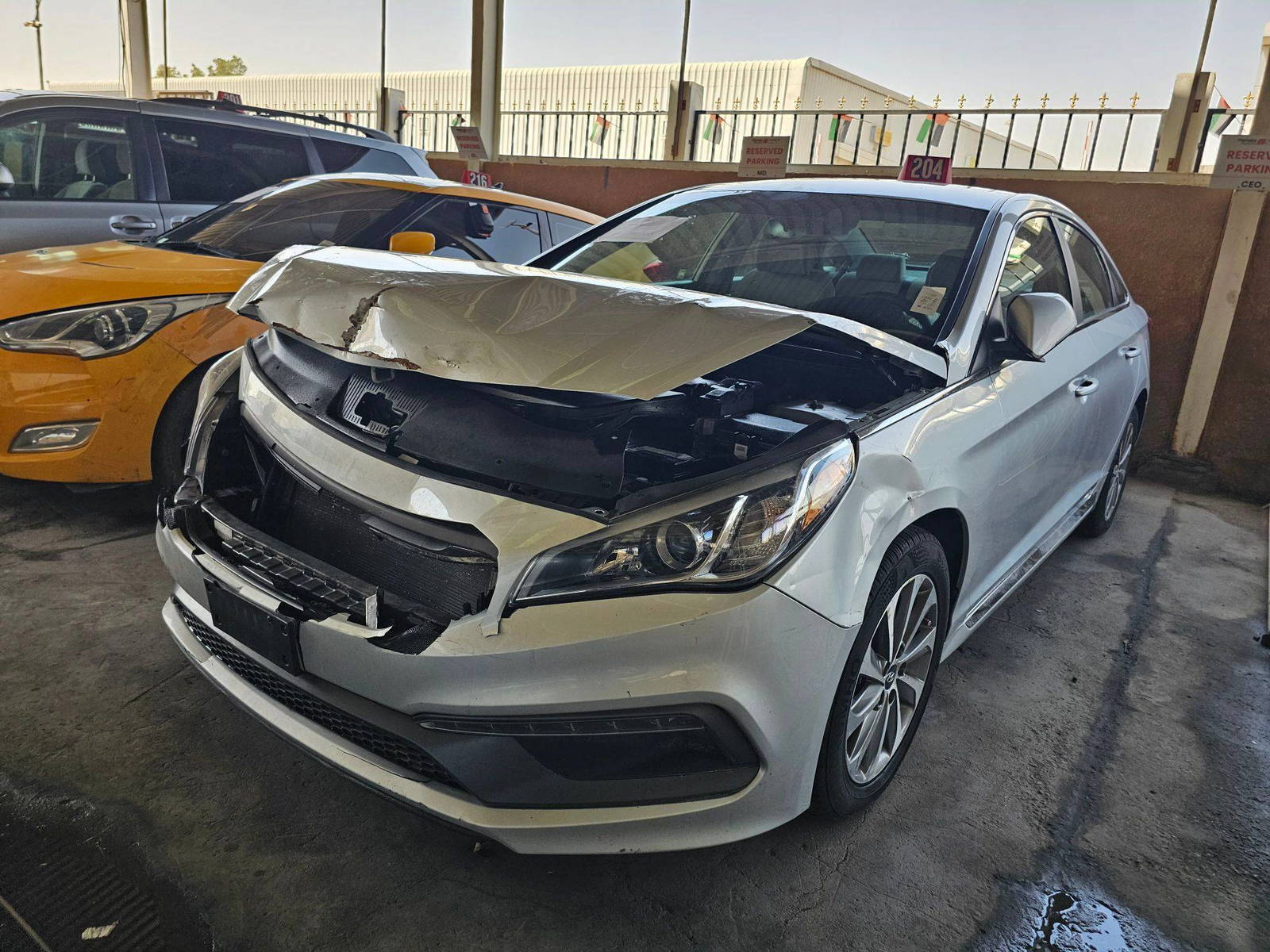 HYUNDAI SONATA SPORT 2015 - Marhaba Auction Used Cars - Image 4