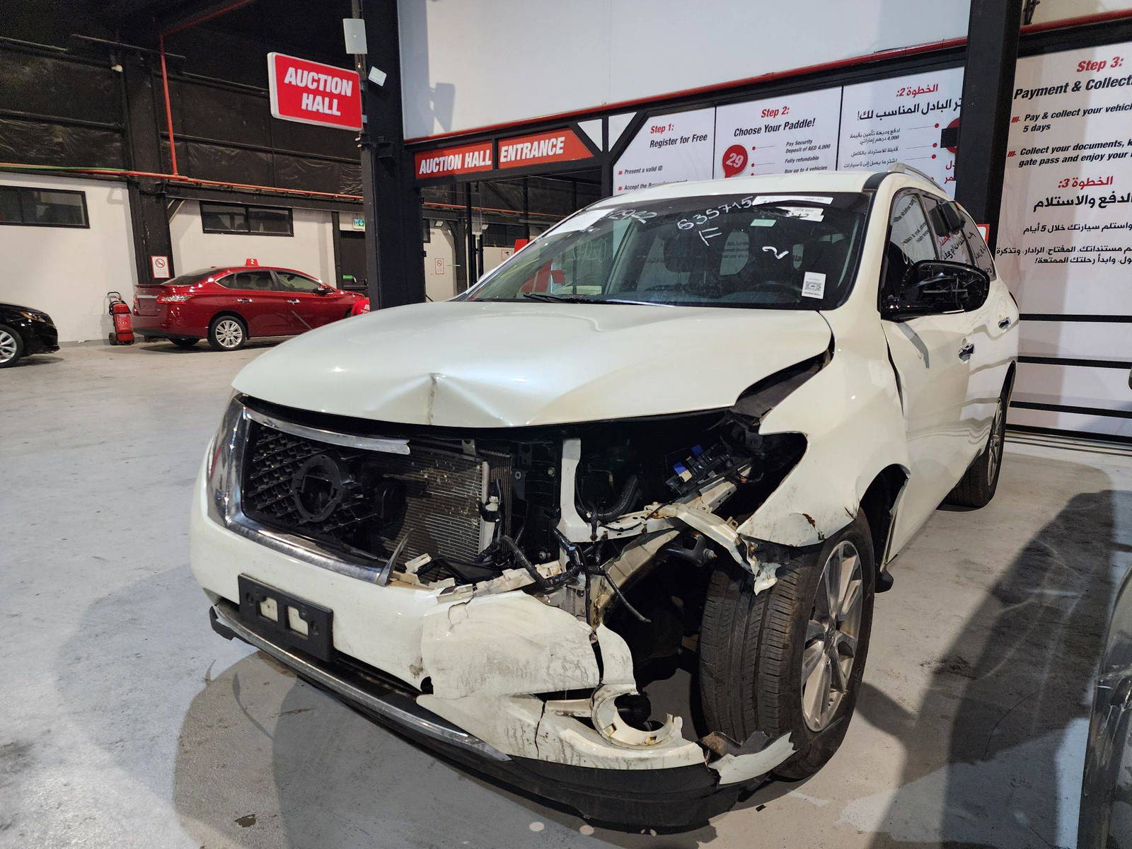 2016 NISSAN PATHFINDER — 139989 Miles — Lot 35715 — Al Quoz - Marhaba Auctions Used Cars - Image 6