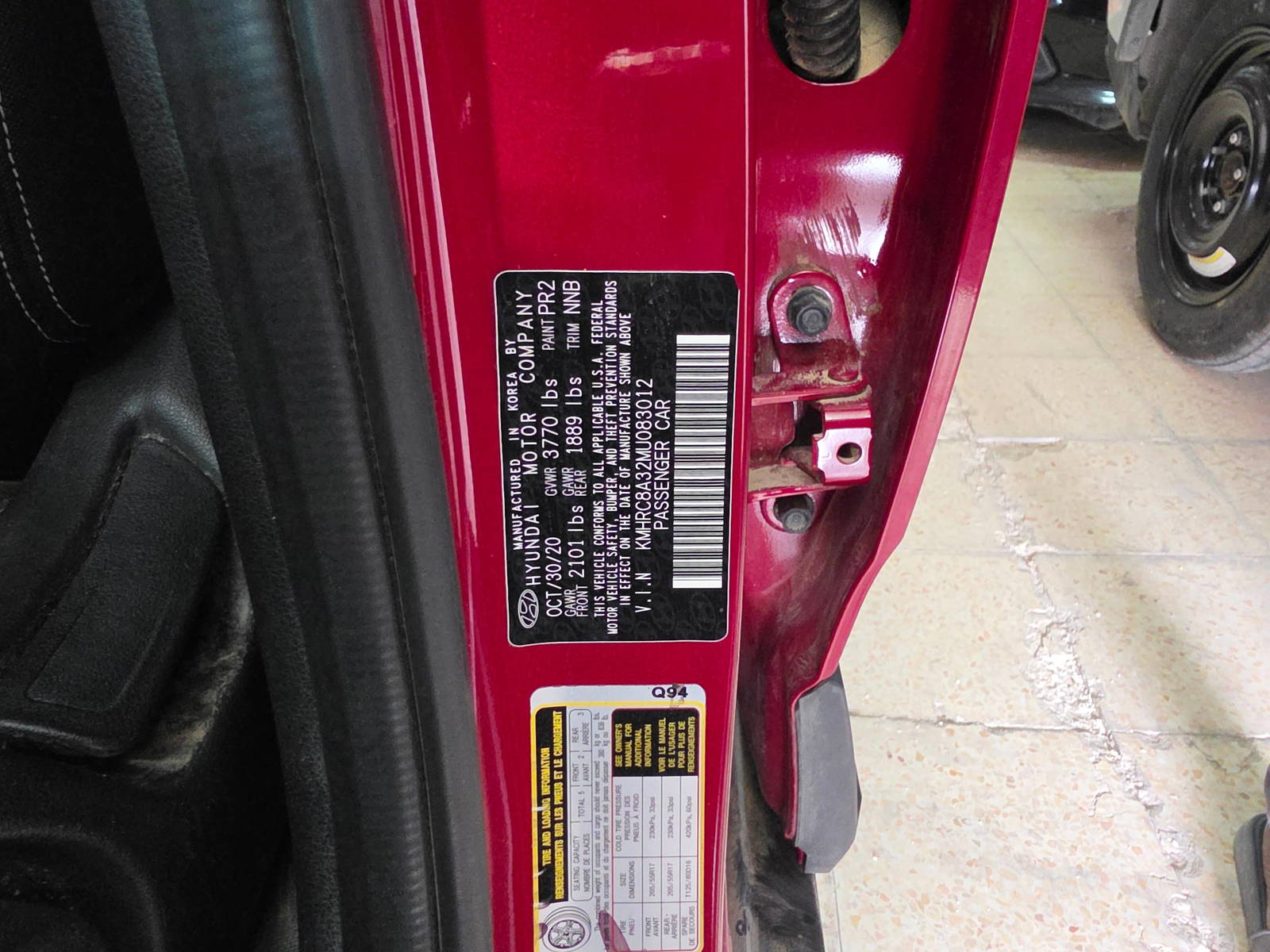 2021 HYUNDAI VENUE SEL — 59057 Miles — Lot U083012 - Marhaba Auctions Used Cars - Image 9