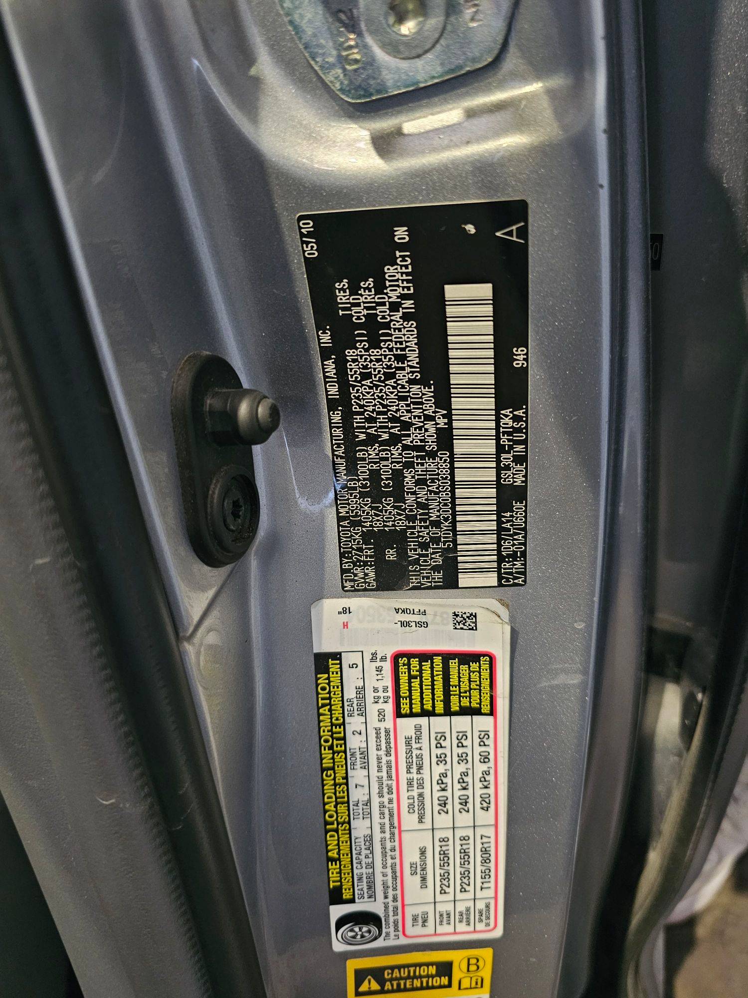 TOYOTA SIENNA 2011 - Marhaba Auction Used Cars - Image 9