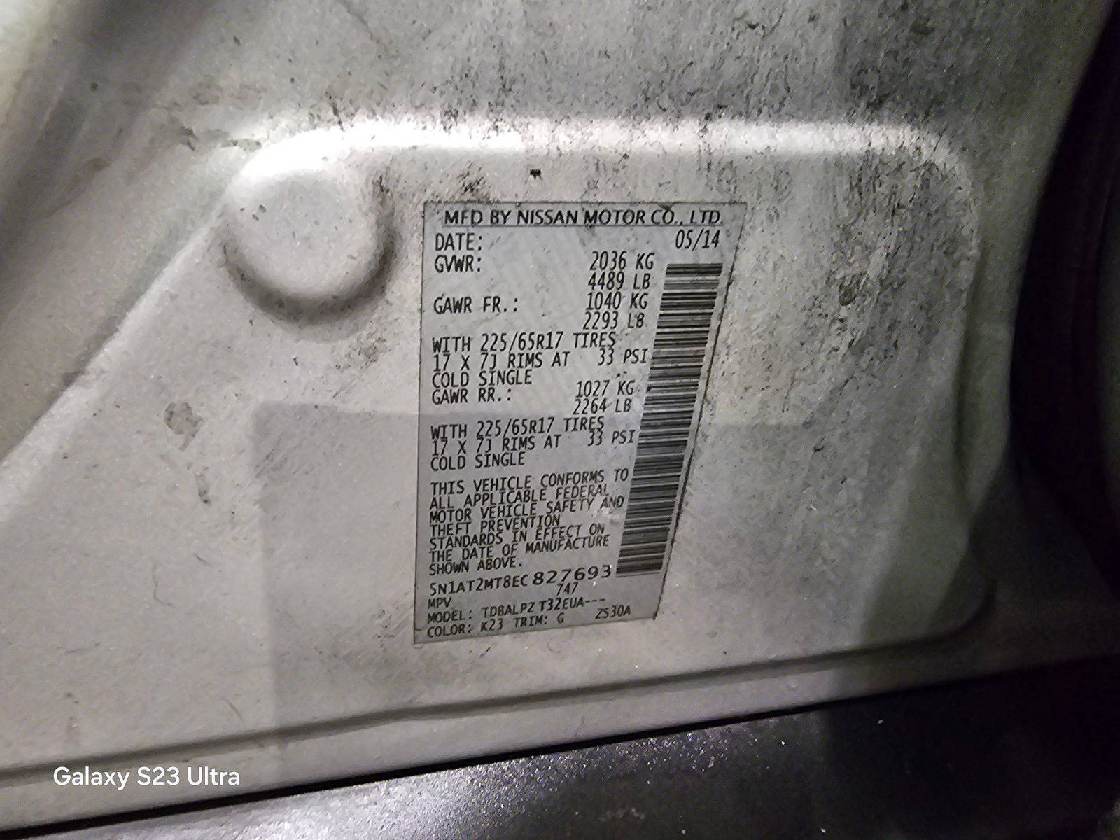 NISSAN ROGUE 2014 - Marhaba Auction Used Cars - Image 8