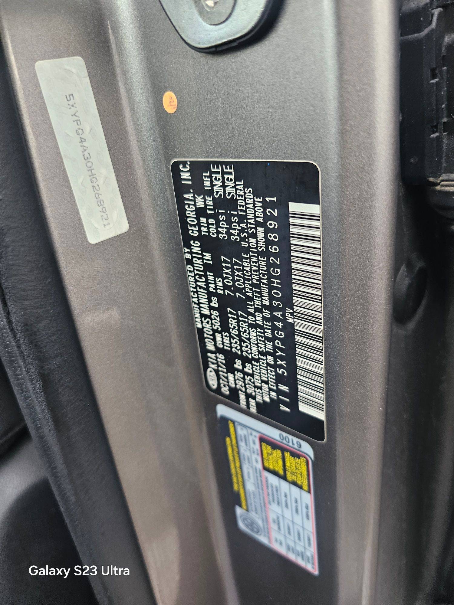 KIA SORENTO 2017 - Marhaba Auction Used Cars - Image 8