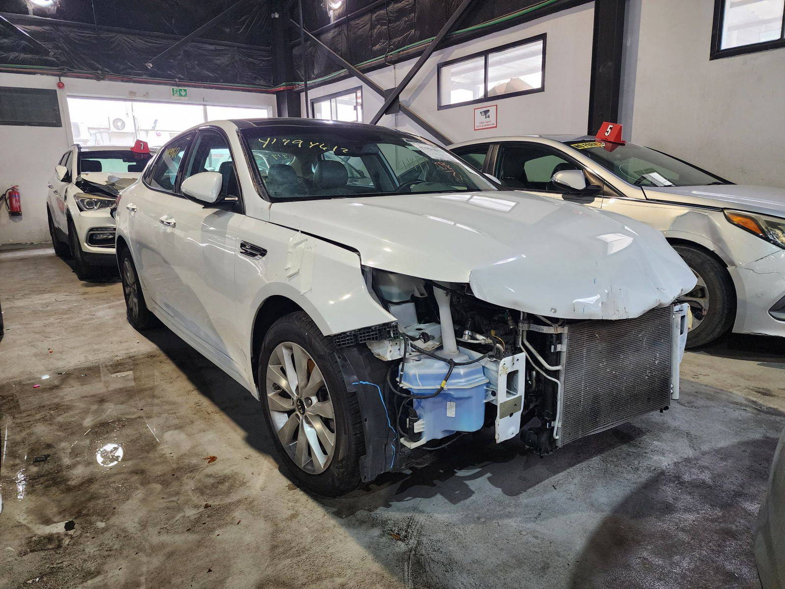 2016 KIA OPTIMA — 86646 Miles — Lot 098080 — Al Quoz - Marhaba Auctions Used Cars - Image 4