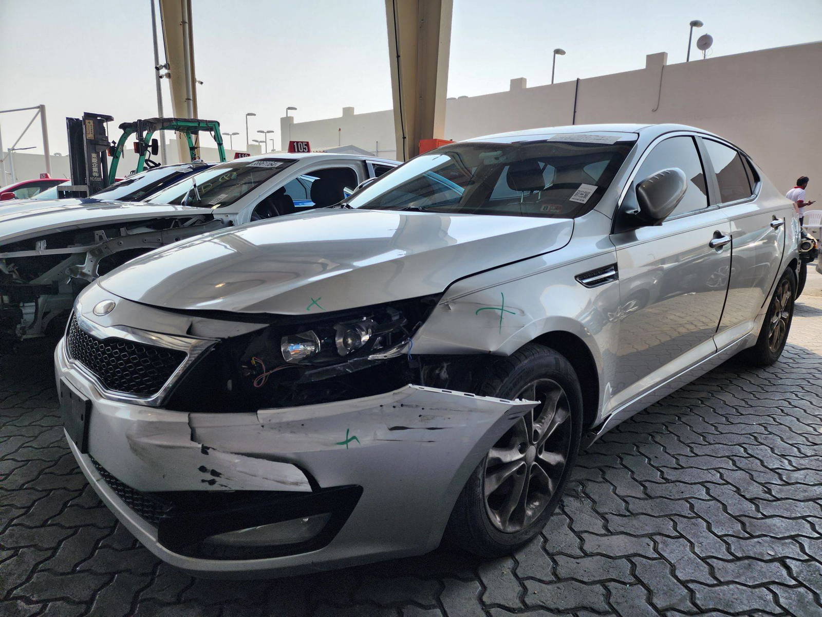 2013 KIA OPTIMA — 184735 Miles — Lot 43419 — Souq - Marhaba Auctions Used Cars - Image 3