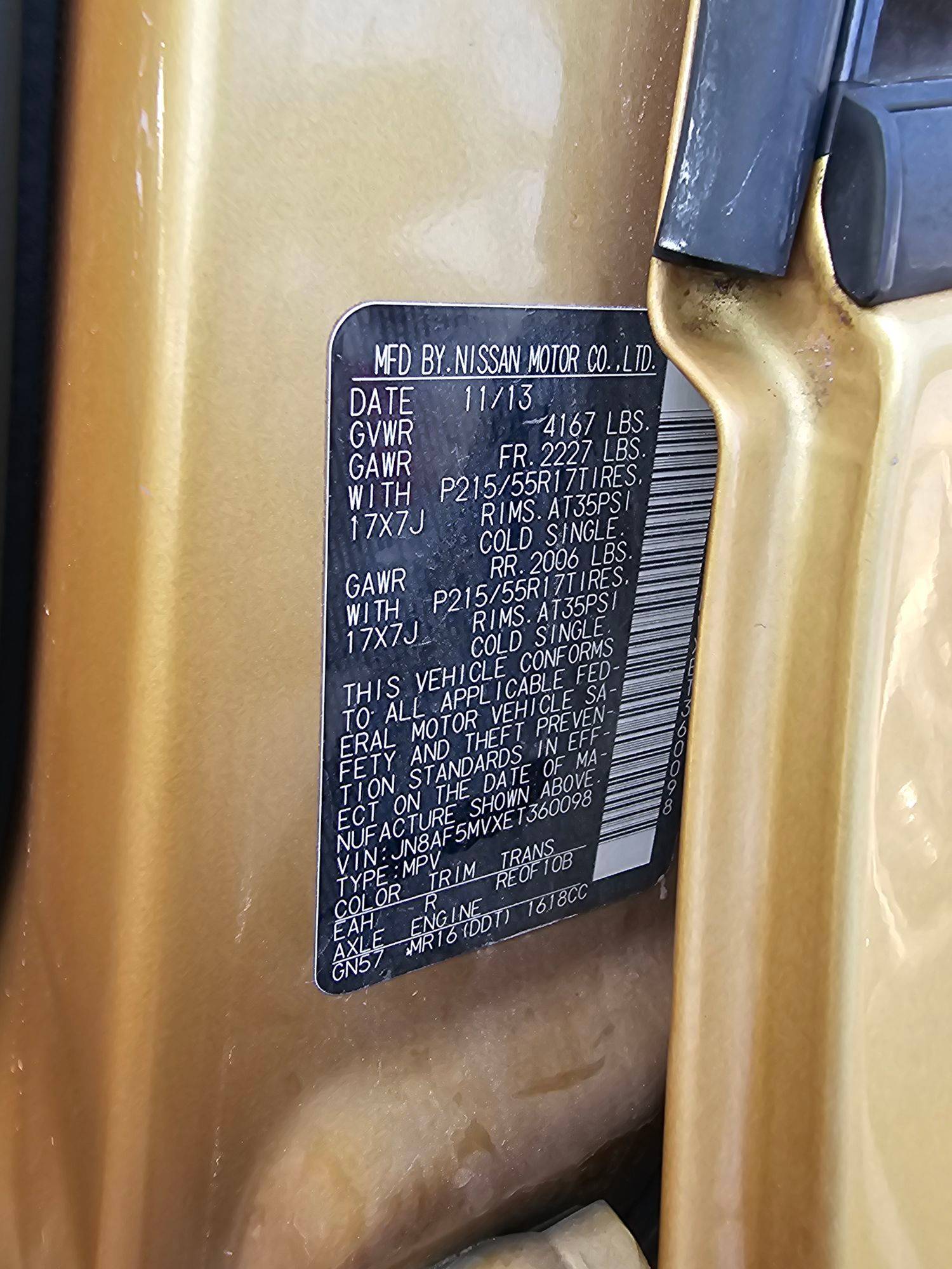 NISSAN JUKE 2014 - Marhaba Auction Used Cars - Image 10