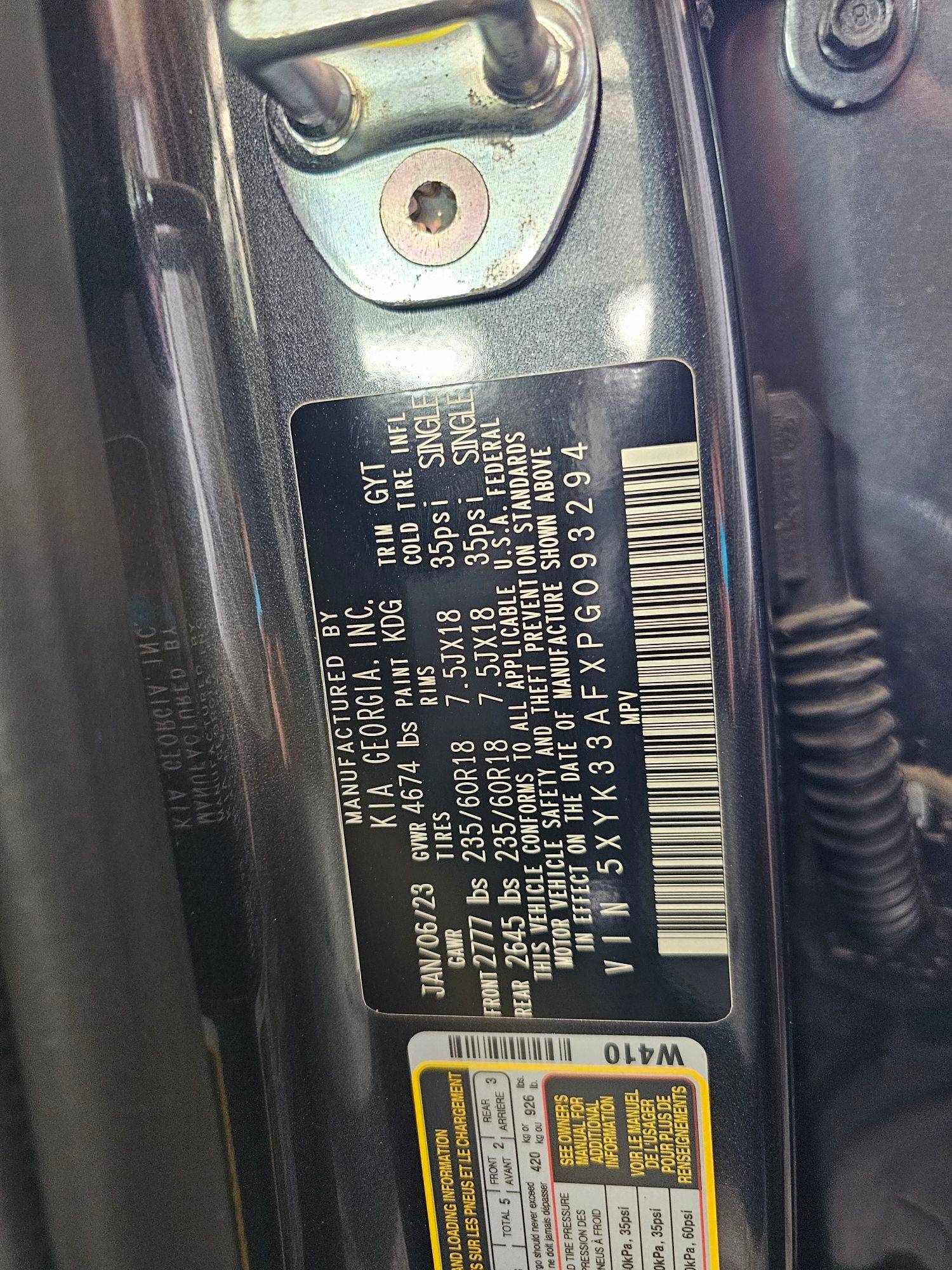 KIA SPORTAGE 2023 - Marhaba Auction Used Cars - Image 9