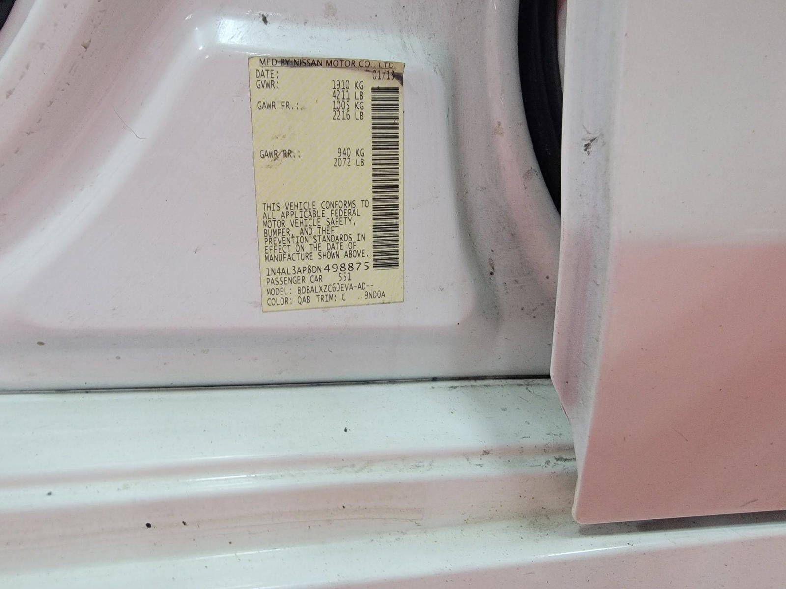 NISSAN ALTIMA 2013 - Marhaba Auction Used Cars - Image 10