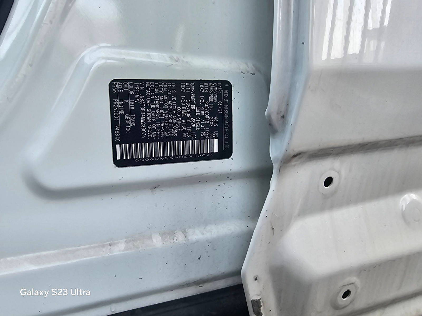 NISSAN ROGUE 2021 - Marhaba Auction Used Cars - Image 9