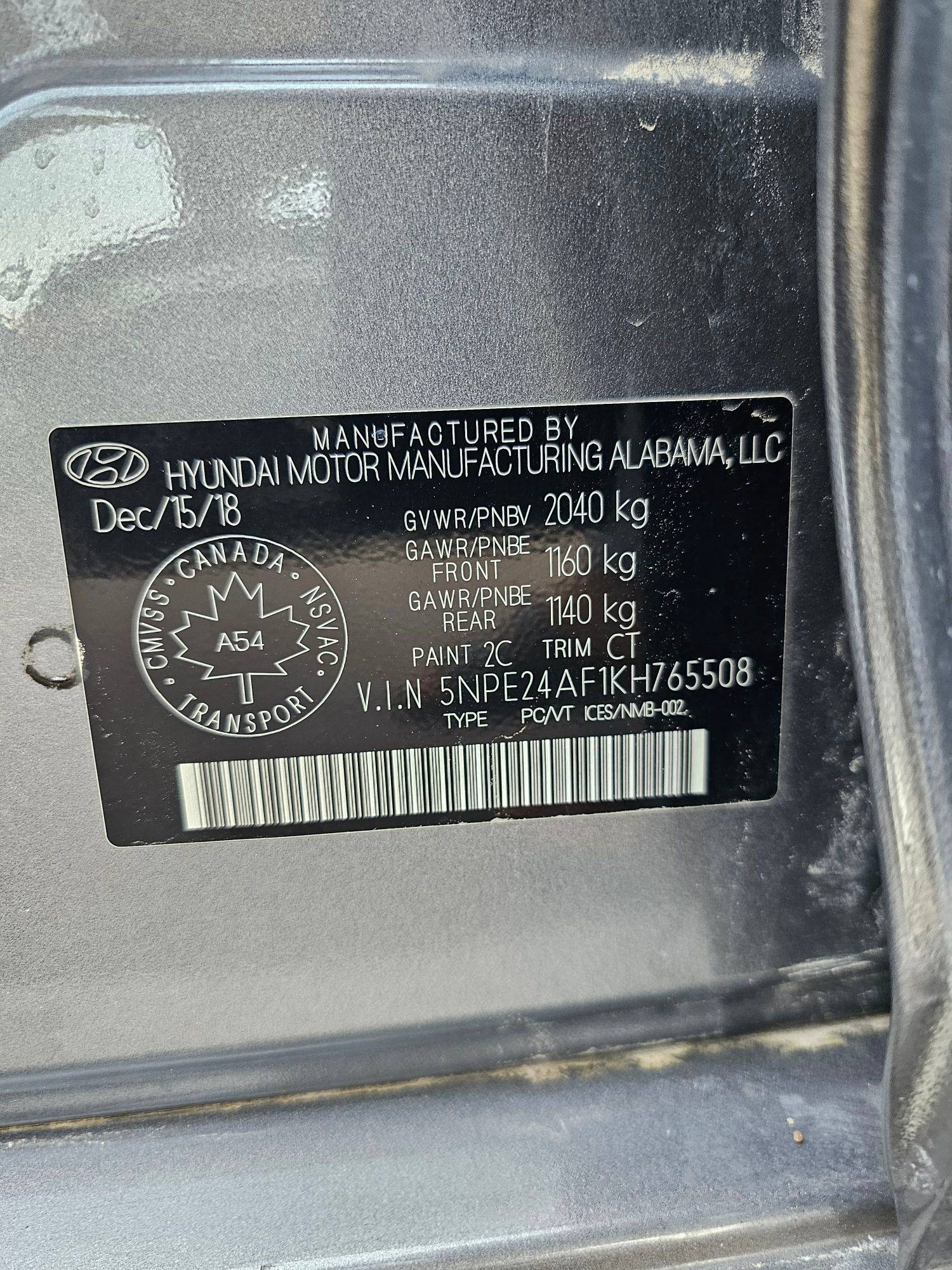 HYUNDAI SONATA 2019 - Marhaba Auction Used Cars - Image 10