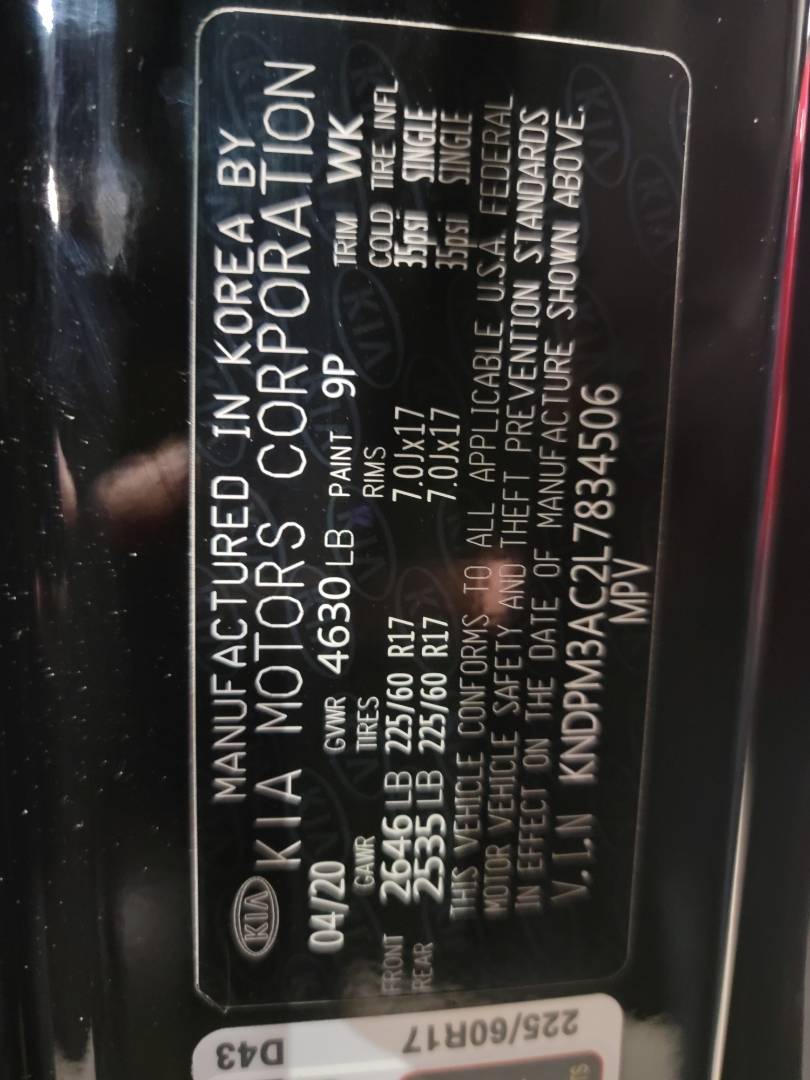 2020 KIA SPORTAGE — 35984 Miles — Lot 40450384 - Marhaba Auctions Used Cars - Image 9