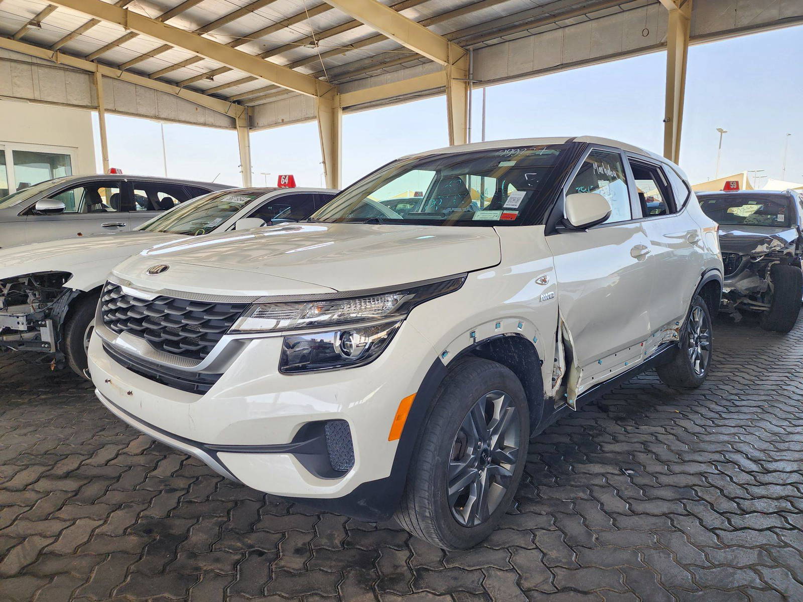 2021 KIA SELTOS — 35687 Miles — Lot 9227 — Main - Marhaba Auctions Used Cars - Image 4