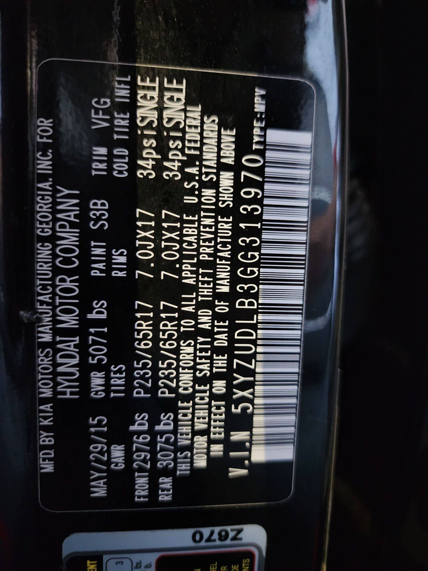 HYUNDAI SANTA FE 2016 - Marhaba Auction Used Cars - Image 10