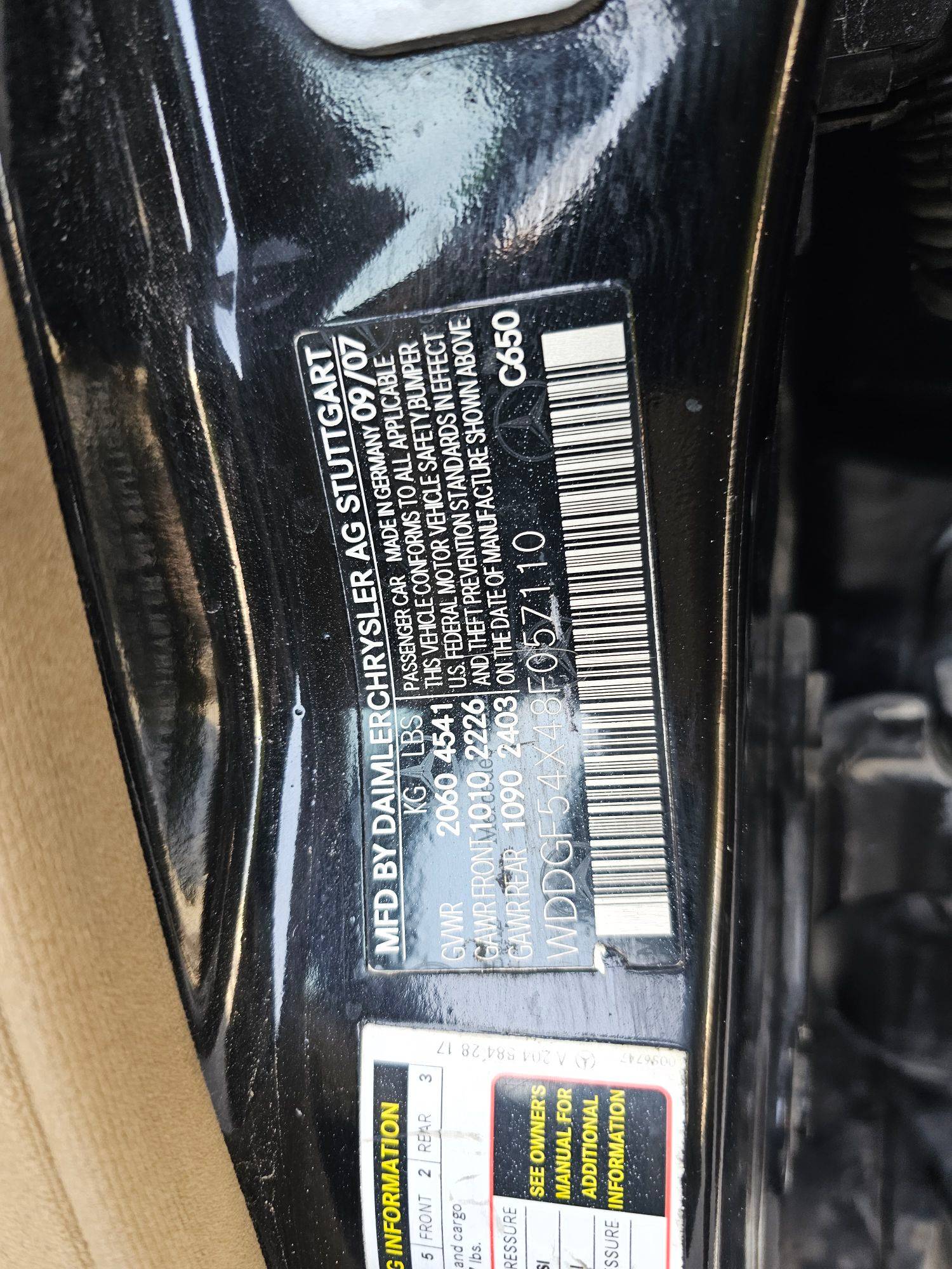 MERCEDES BENZ C300 2008 - Marhaba Auction Used Cars - Image 11