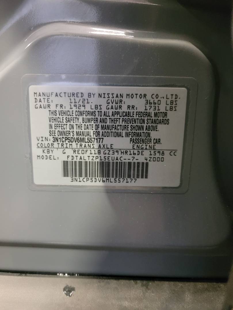 2021 NISSAN KICKS — 32551 Miles — Lot ML557177 — Main - Marhaba Auctions Used Cars - Image 10