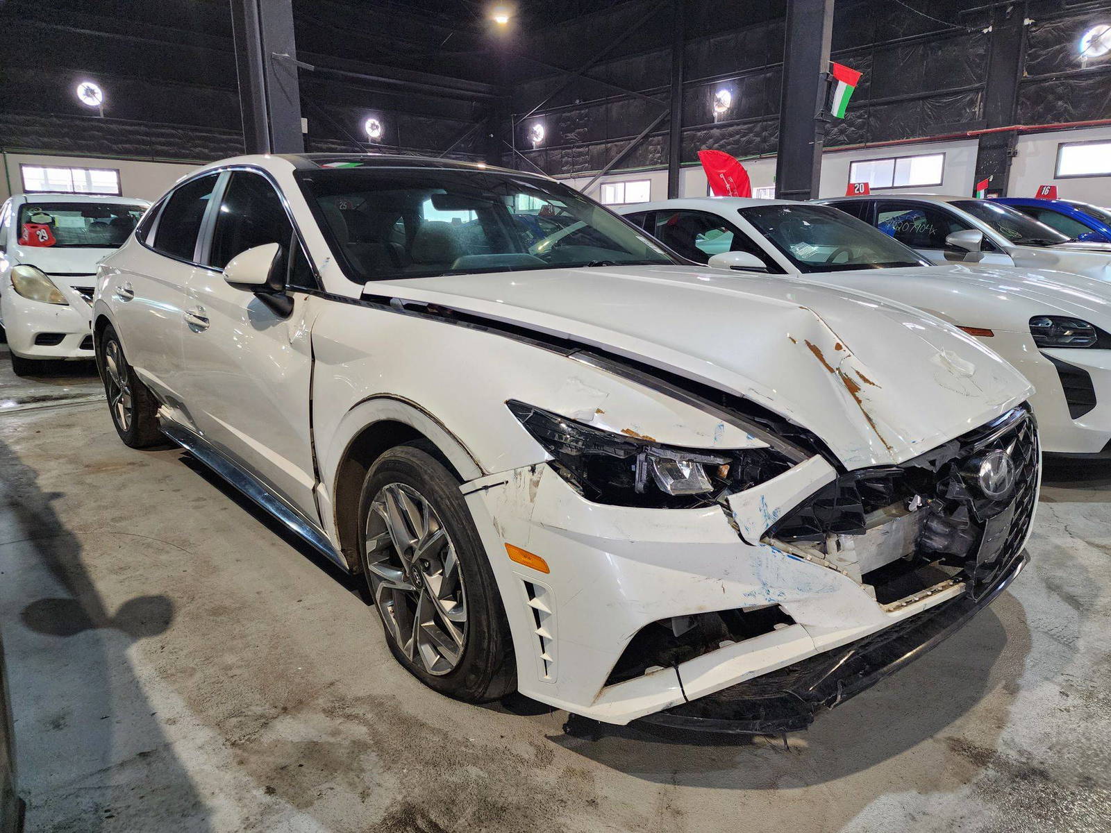 2021 HYUNDAI SONATA — 91271 Miles — Lot 151796 — Al Quoz - Marhaba Auctions Used Cars - Image 4