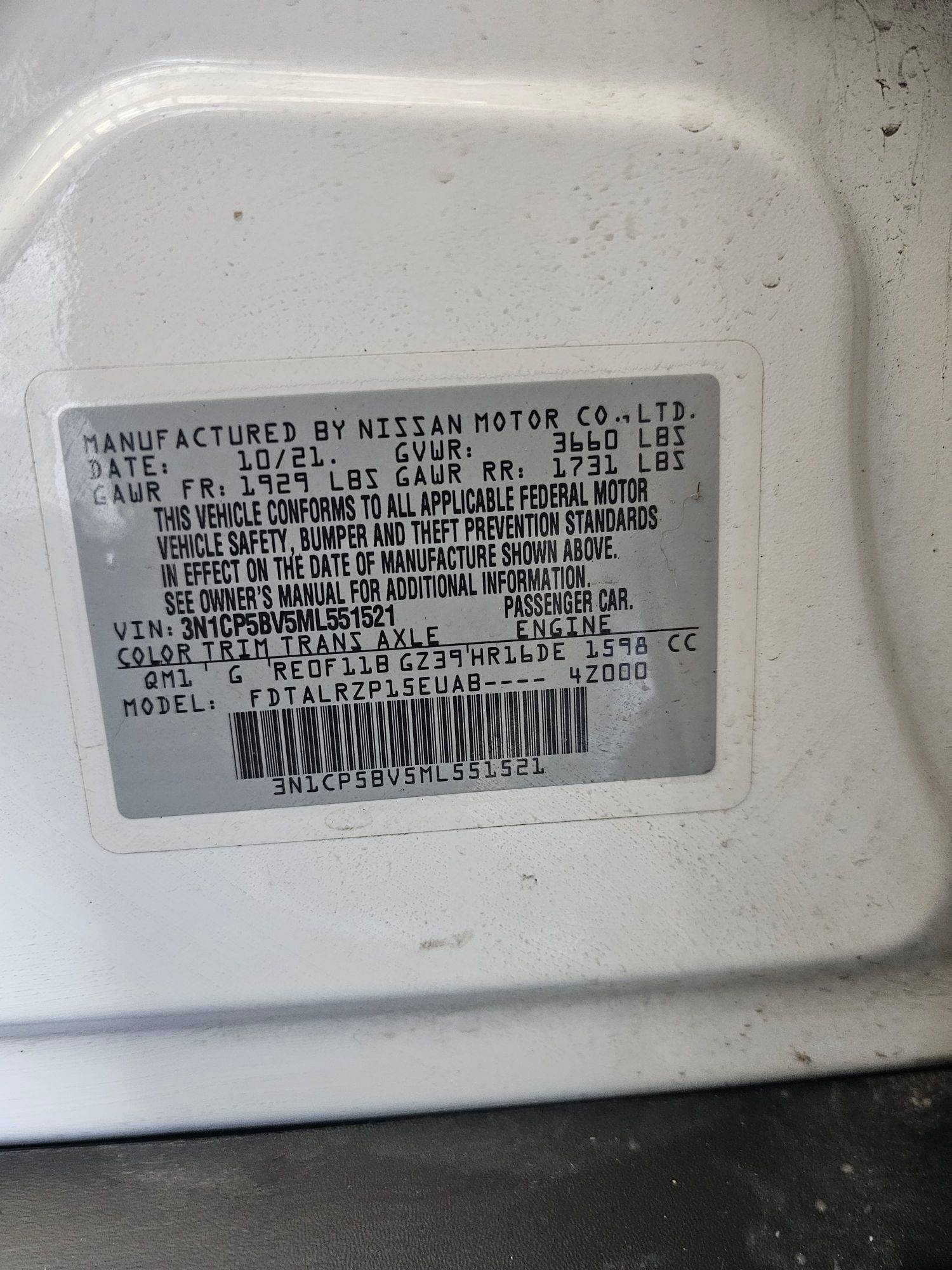 2021 NISSAN KICKS — 120641 Miles — Lot ML551521 — Main - Marhaba Auctions Used Cars - Image 9