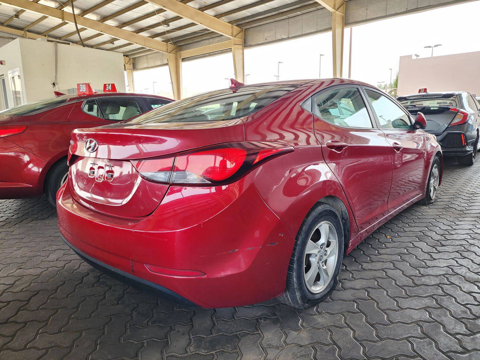 2014 HYUNDAI ELANTRA — 146079 Miles — Lot EU167916 — Souq - Marhaba Auctions Used Cars - Image 3