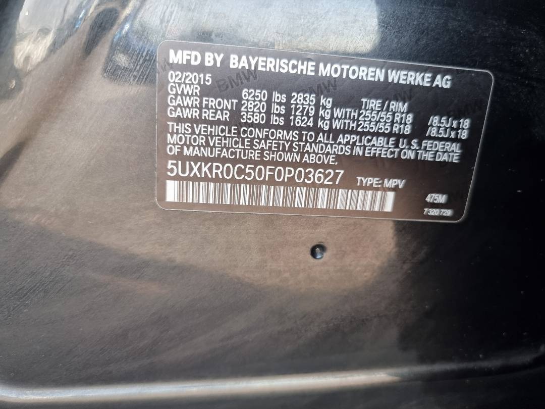 2015 BMW X5 XDRIVE35I — 158764 Miles — Lot 2154874 — Main - Marhaba Auctions Used Cars - Image 11