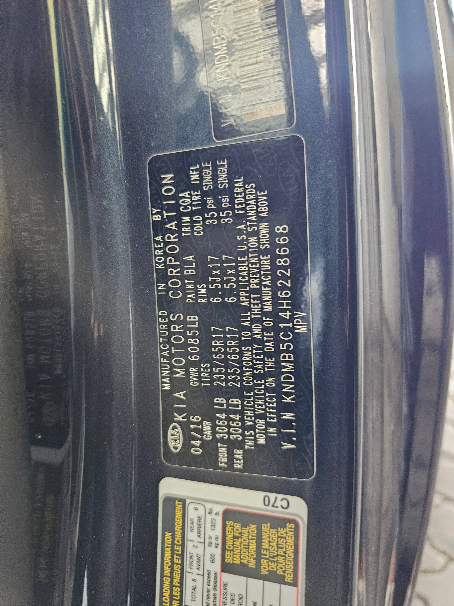 KIA SEDONA 2017 - Marhaba Auction Used Cars - Image 8