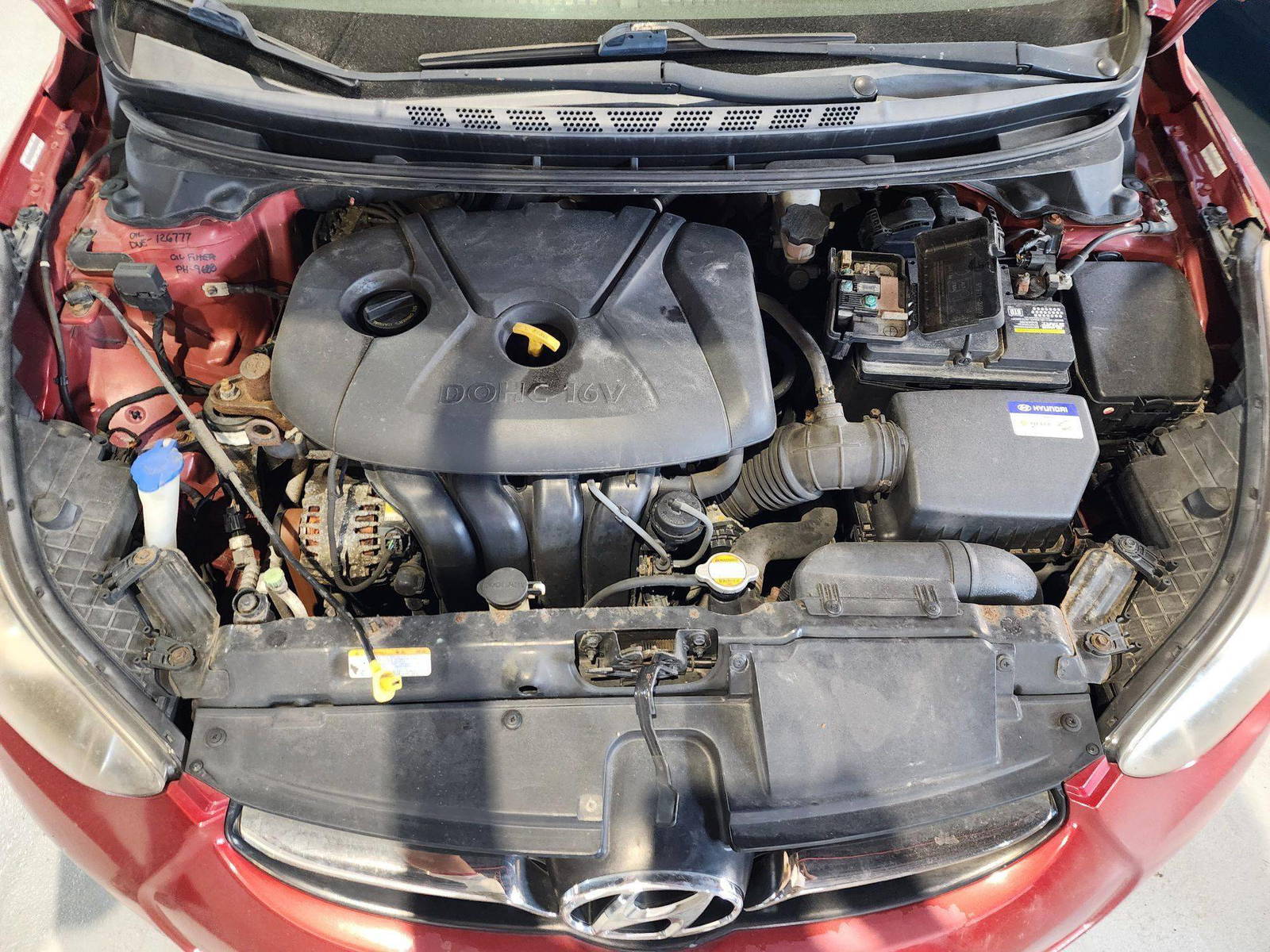 2012 HYUNDAI ELANTRA — 210014 Miles — Lot 21601 — Al Quoz - Marhaba Auctions Used Cars - Image 10