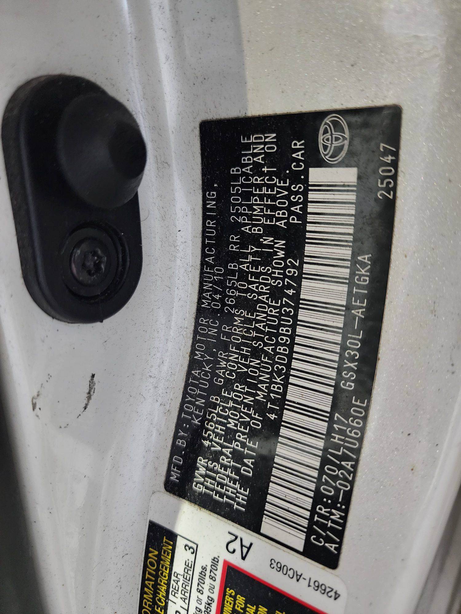 TOYOTA AVALON 2011 - Marhaba Auction Used Cars - Image 11