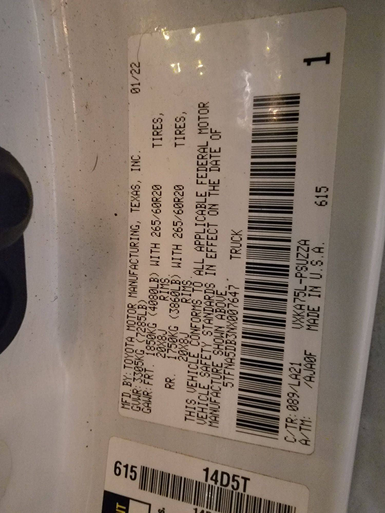 TOYOTA TUNDRA 2022 - Marhaba Auction Used Cars - Image 10