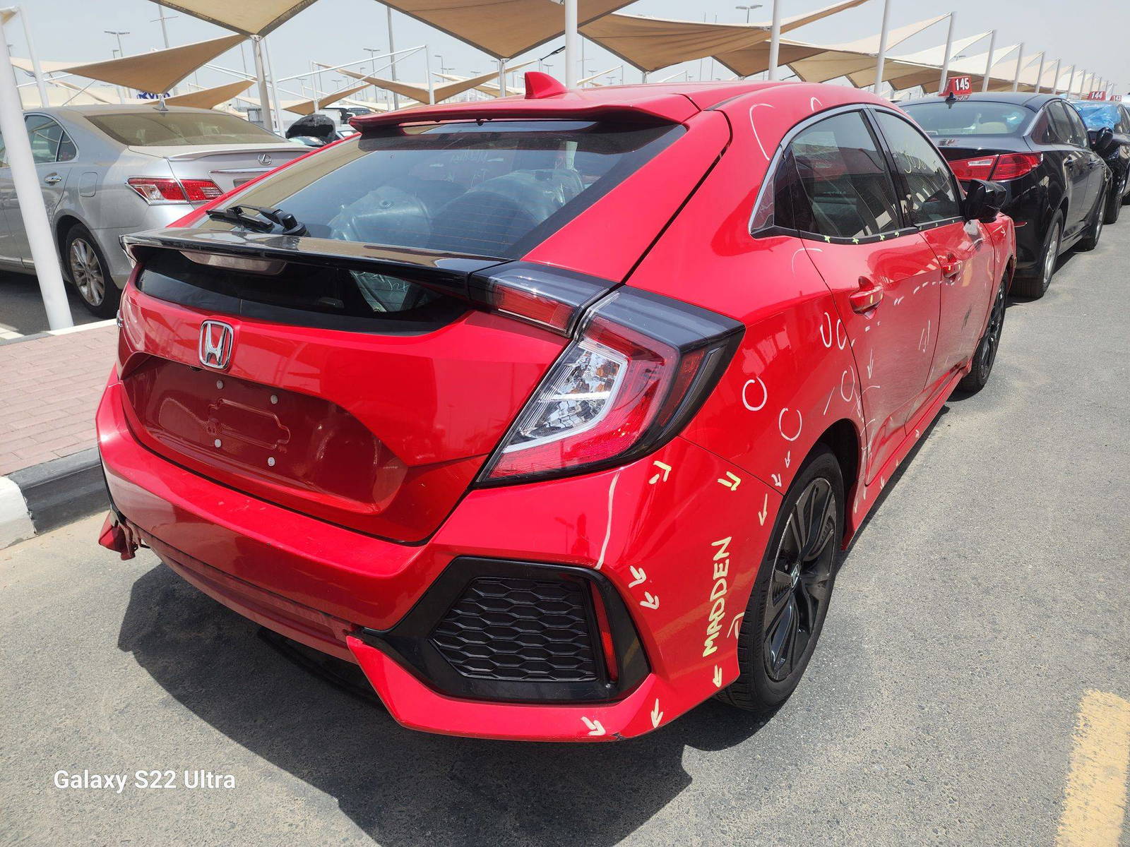 2018 HONDA CIVIC — 105202 Miles — Lot 38368881 - Marhaba Auctions Used Cars - Image 3