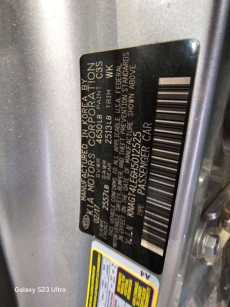 KIA OPTIMA 2017 - Marhaba Auction Used Cars - Image 11