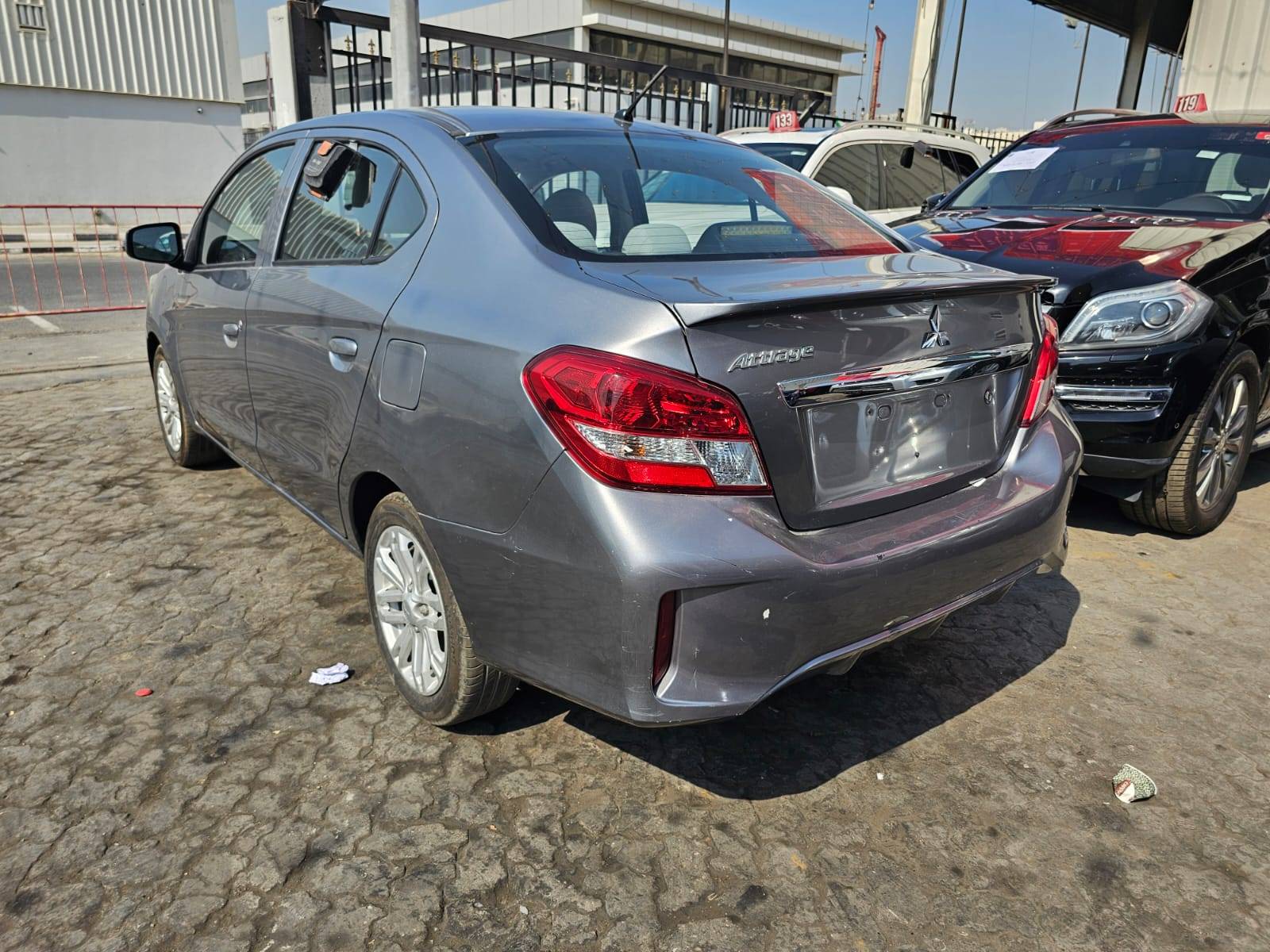 2022 MITSUBISHI ATTRAGE — sold — 131550 KM — Lot NH008233 — Main - Marhaba Auctions Used Cars - Image 3