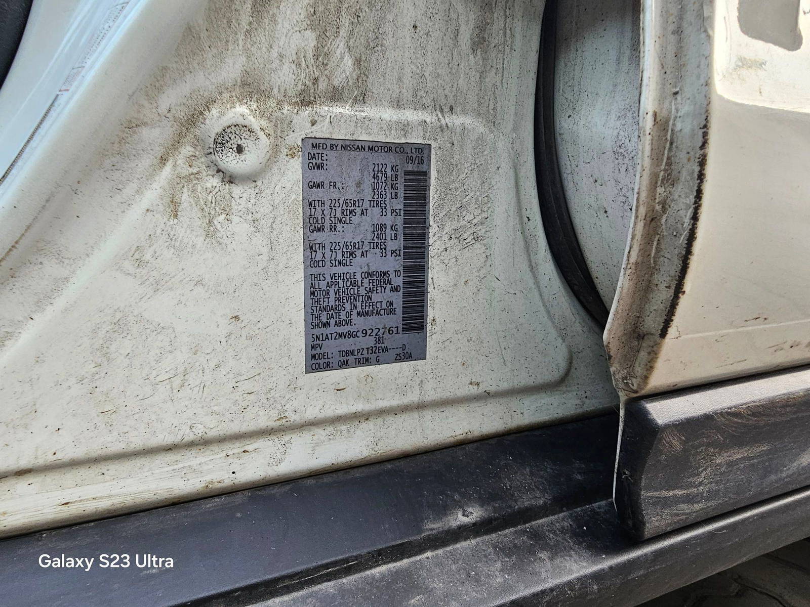 NISSAN ROGUE 2016 - Marhaba Auction Used Cars - Image 10