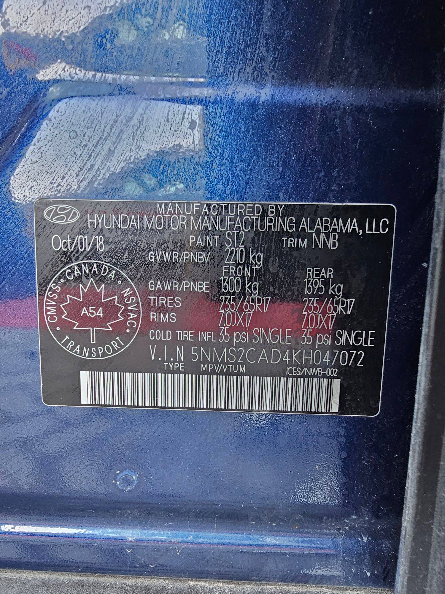 HYUNDAI SANTA FE 2019 - Marhaba Auction Used Cars - Image 9