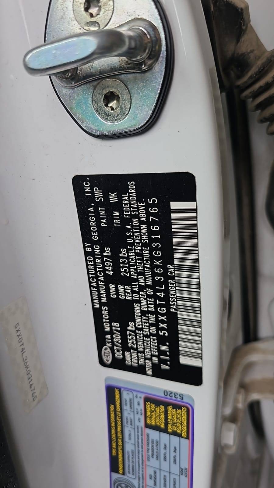 KIA OPTIMA 2019 - Marhaba Auction Used Cars - Image 5