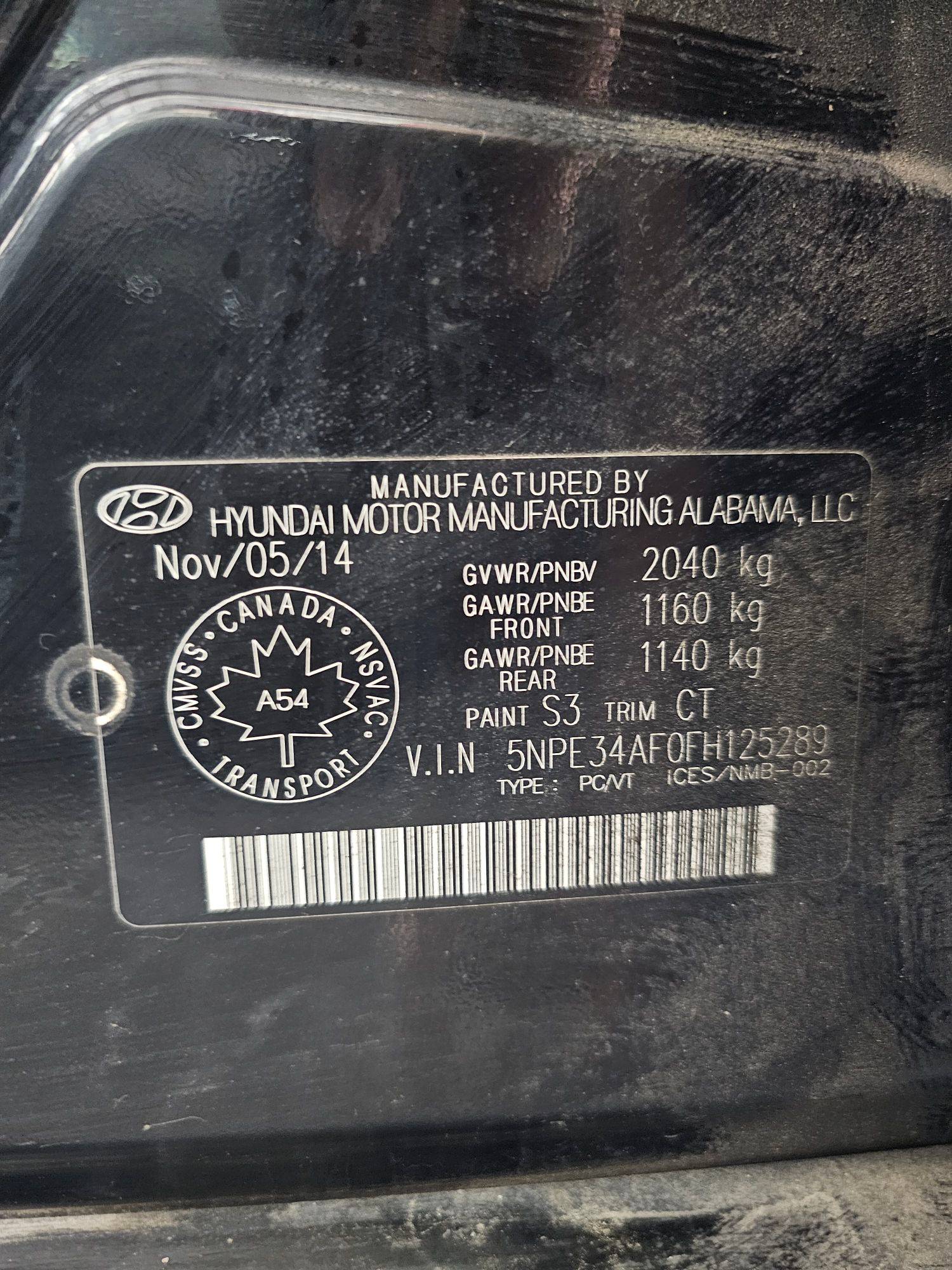 HYUNDAI SONATA 2015 - Marhaba Auction Used Cars - Image 10