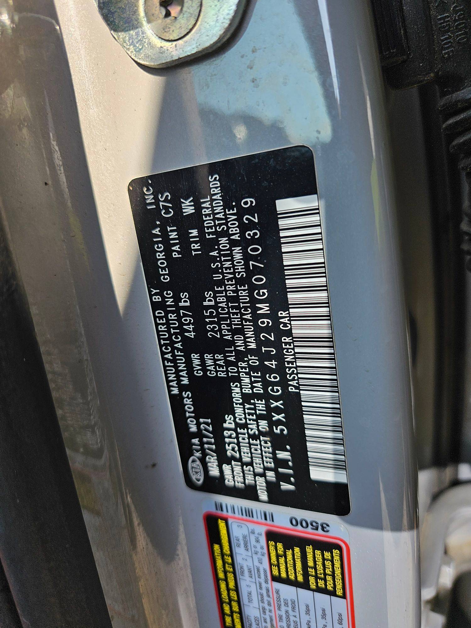 KIA K5 2021 - Marhaba Auction Used Cars - Image 9