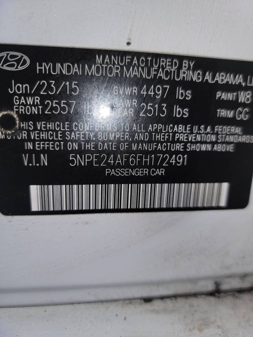2015 HYUNDAI SONATA — 156303 Miles — Lot 73992583 - Marhaba Auctions Used Cars - Image 3