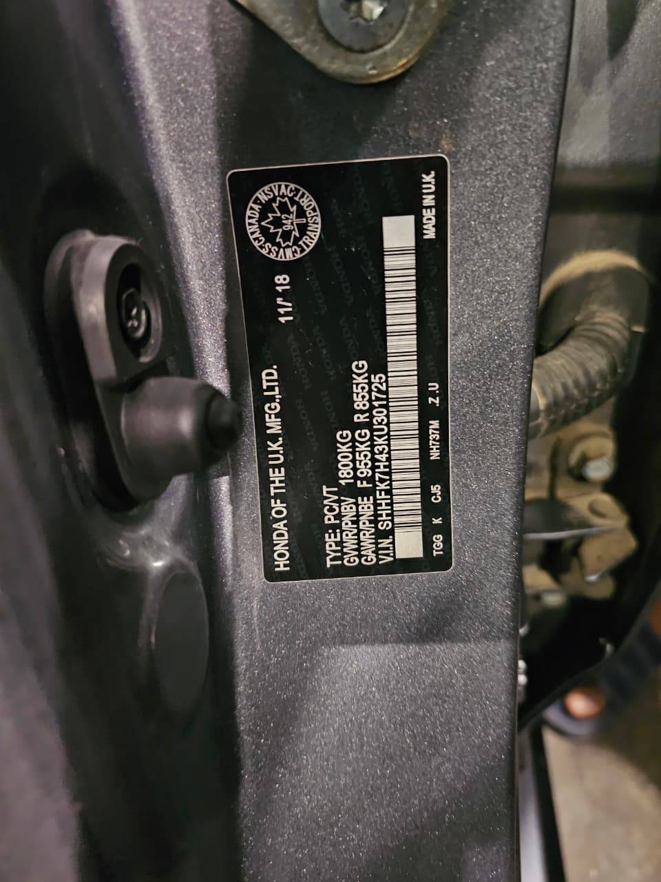 2019 HONDA CIVIC — 71094 KM — Lot 301725 — Souq - Marhaba Auctions Used Cars - Image 11